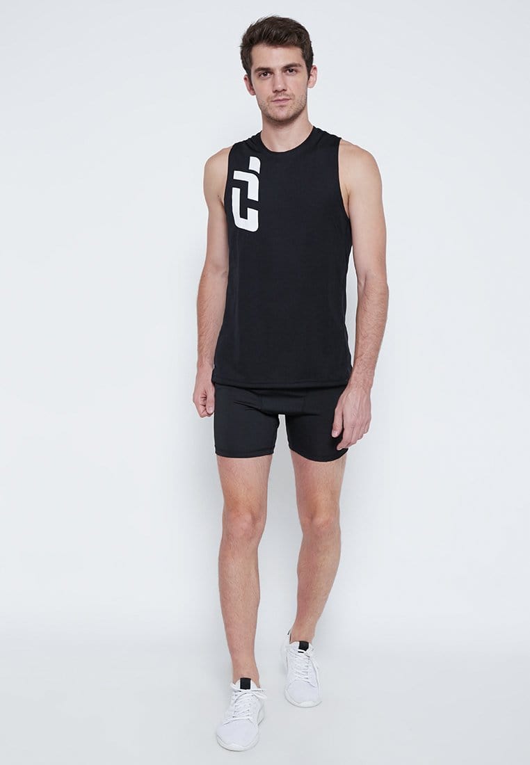 Td Active MS121 Shoulder TDA Ver Vlogo Sleveless Running Jersey Men Black