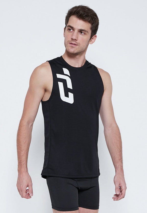 Td Active MS121 Shoulder TDA Ver Vlogo Sleveless Running Jersey Men Black