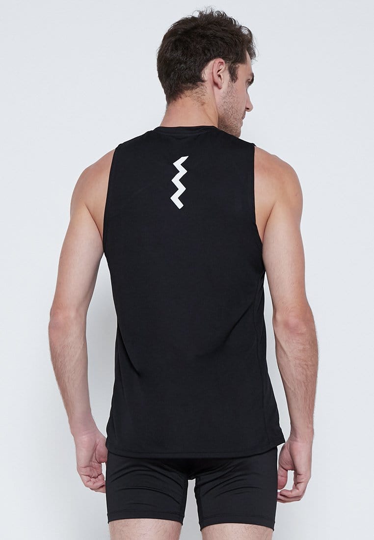 Td Active MS121 Shoulder TDA Ver Vlogo Sleveless Running Jersey Men Black