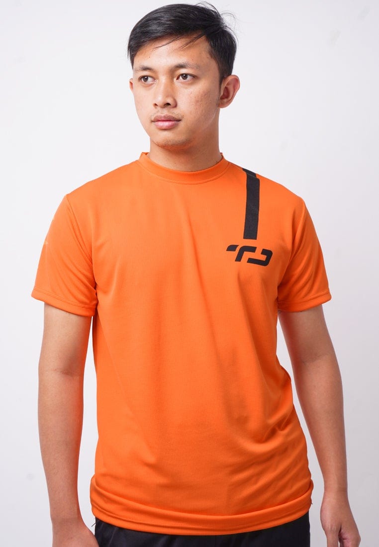 Td Active MS162 Slash Td Dakir Back Zigzag Running Jersey Orange