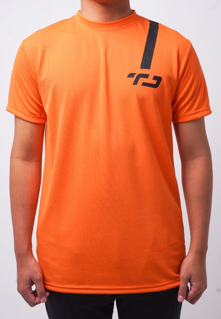 Td Active MS162 Slash Td Dakir Back Zigzag Running Jersey Orange