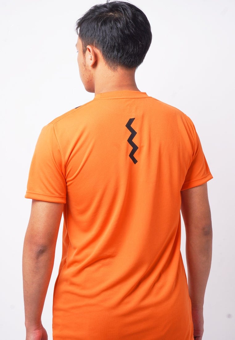 Td Active MS162 Slash Td Dakir Back Zigzag Running Jersey Orange