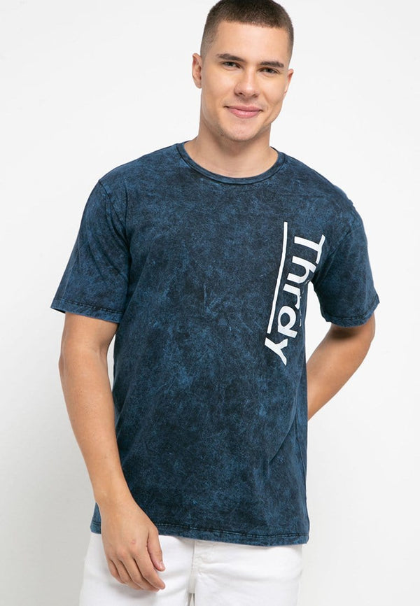 Third Day MTD22C washtees thrdy vert nv T-shirt Navy