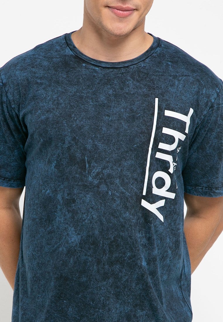 Third Day MTD22C washtees thrdy vert nv T-shirt Navy