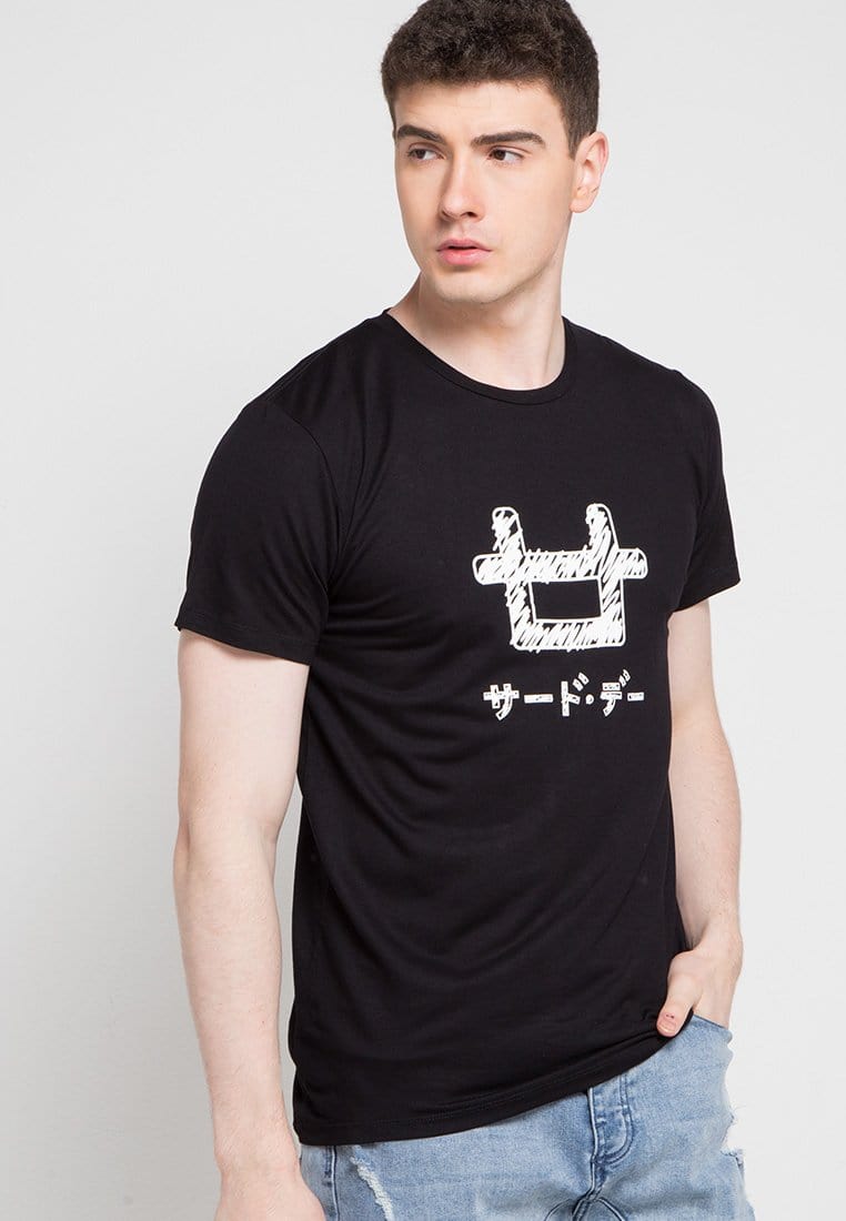 Third Day MTD48D logoicon scribble blk T-shirt Hitam