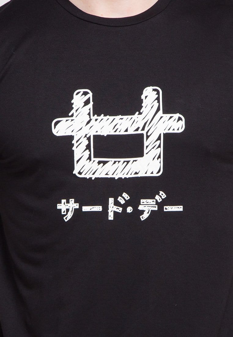 Third Day MTD48D logoicon scribble blk T-shirt Hitam