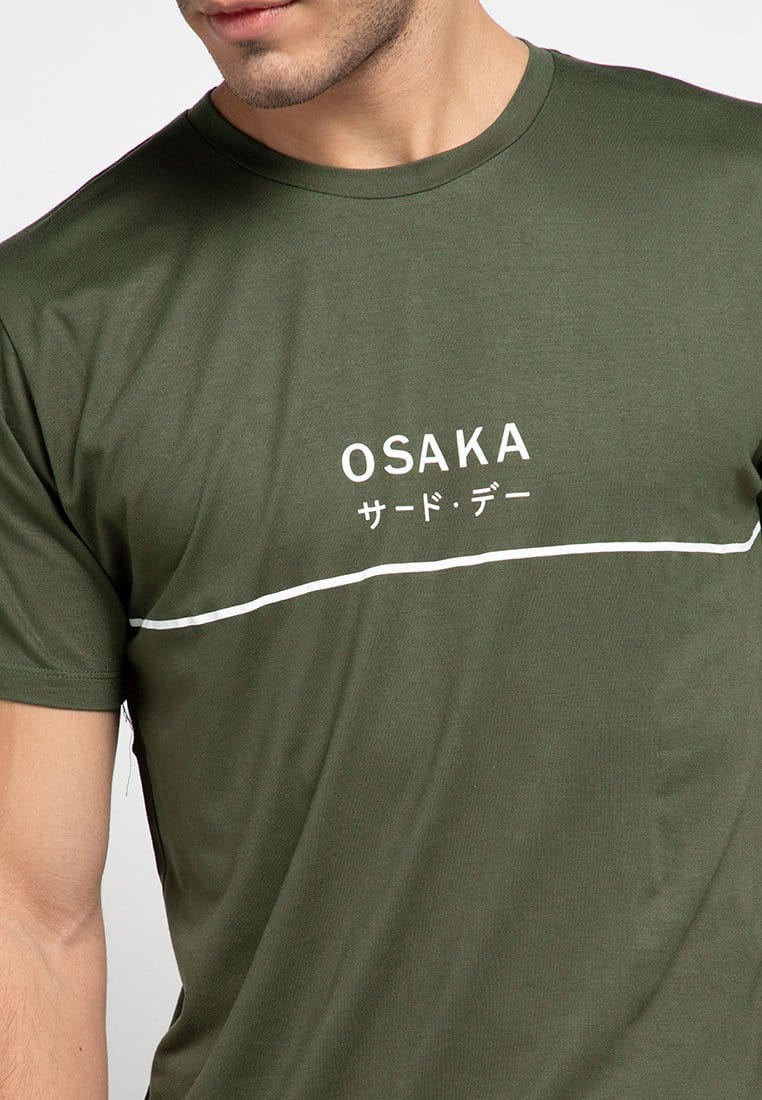 Third Day MTD66D osaka ktkn oneline ga T-shirt Olive