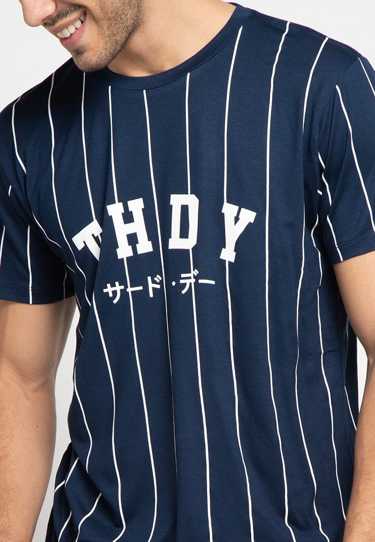 Third Day MTD89F thdy ktkn ver bball T-shirt Navy