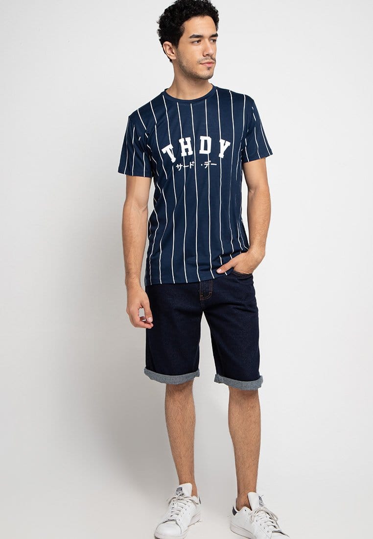 Third Day MTD89F thdy ktkn ver bball T-shirt Navy