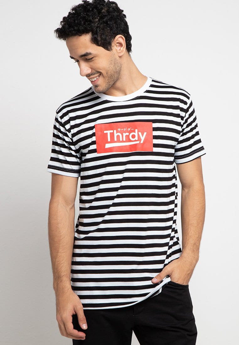 Third Day MTE14F thrdy red small stp blk-wh T-shirt Multiwarna