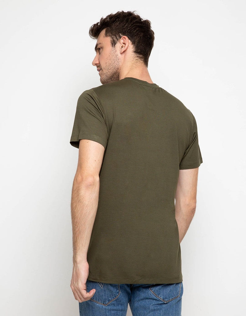 Third Day MTE59 outline logoicon ga T-shirt Olive