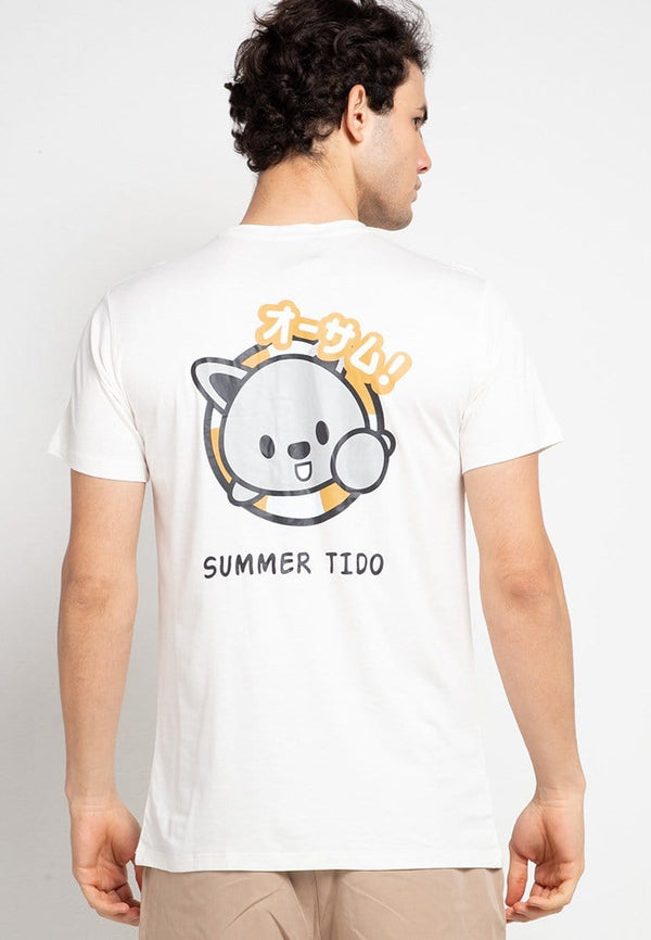 Td Friends MTF33 summer tido wht kaos pria Putih