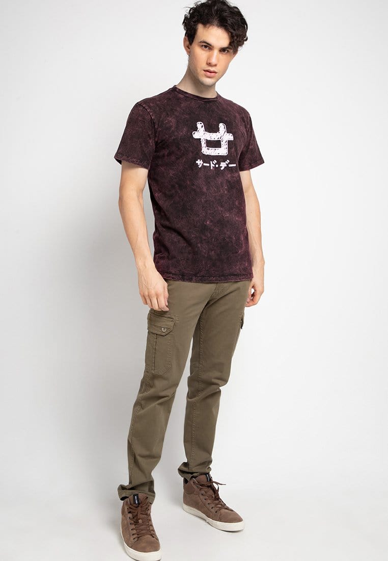 Third Day MTF43 washtees scribble mrn kaos pria Maroon