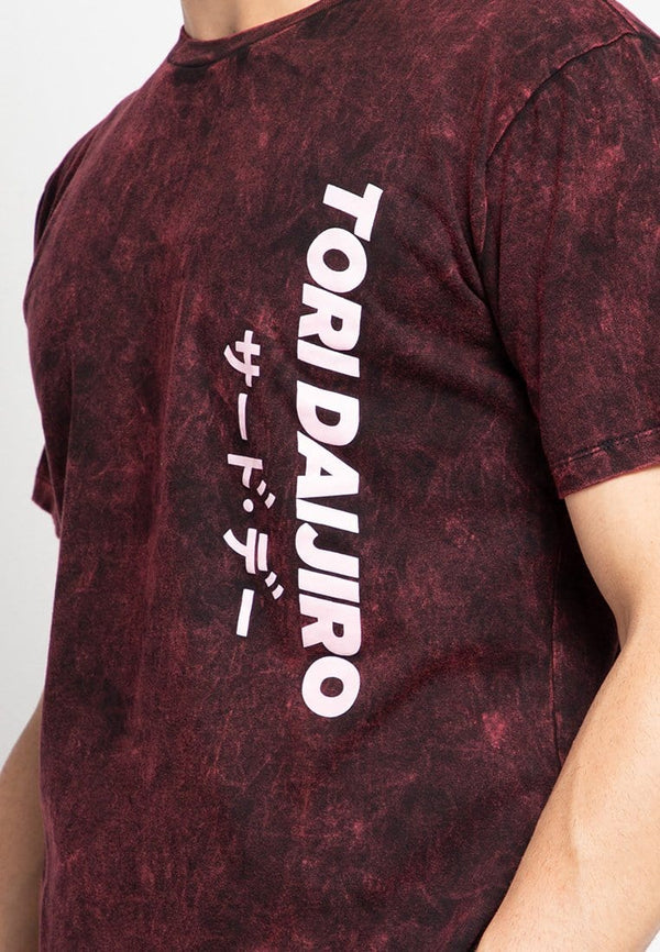 Third Day MTF46 washtees tori daijiro ver mrn kaos pria Maroon