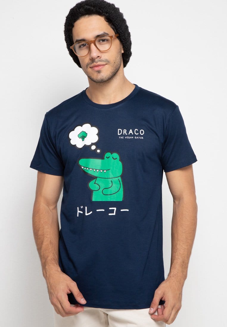 Td Friends MTF73 draco dream navy kaos pria