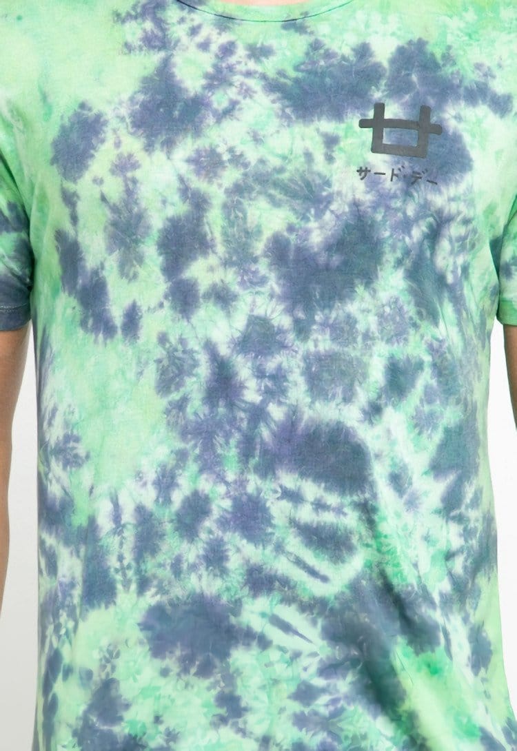 Third Day MTH32 tie dye green purple unisex t-shirt