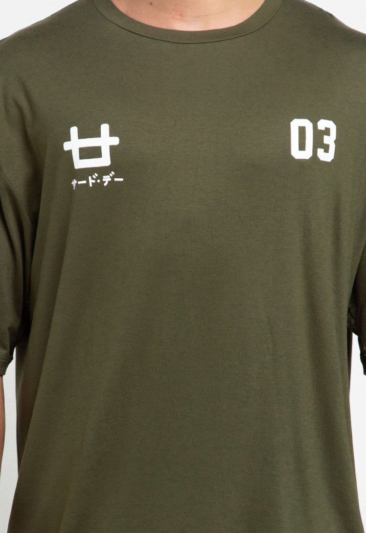 Third Day MTH60 Kaos Oversize logo x 03 Green Army