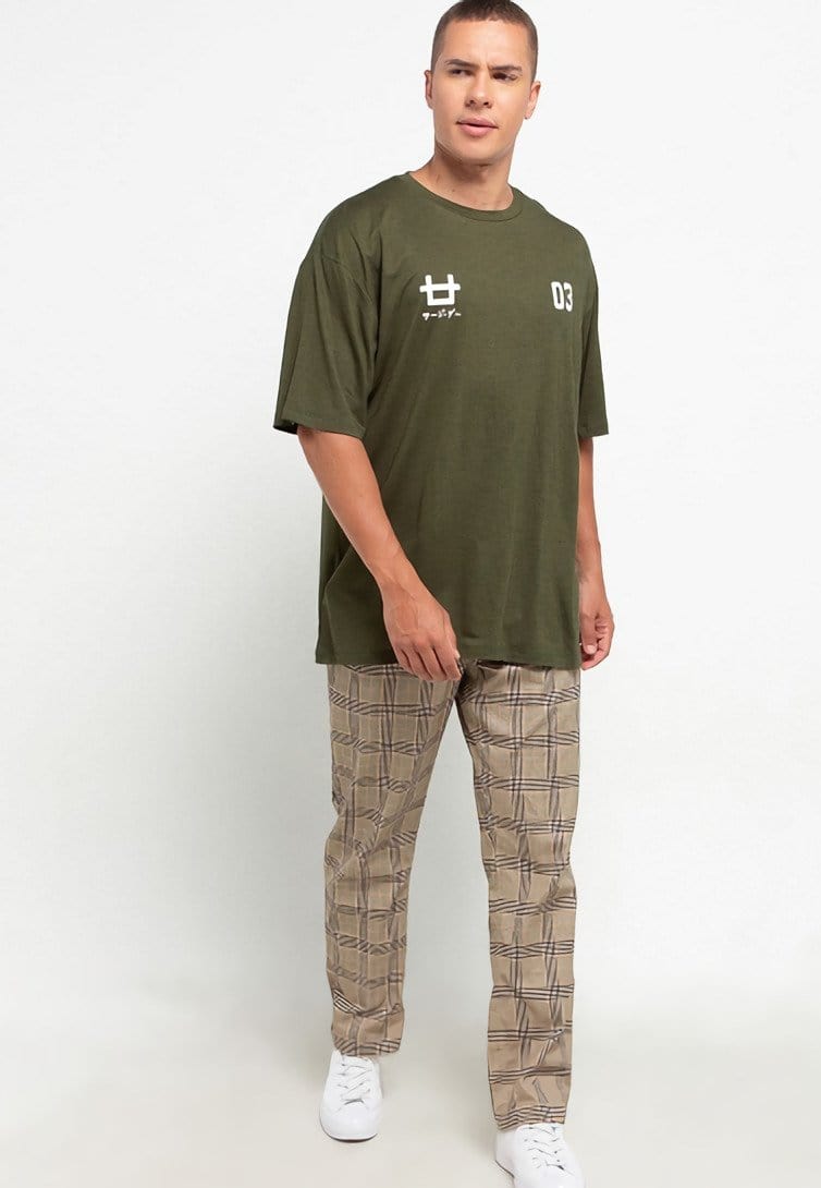 Third Day MTH60 Kaos Oversize logo x 03 Green Army