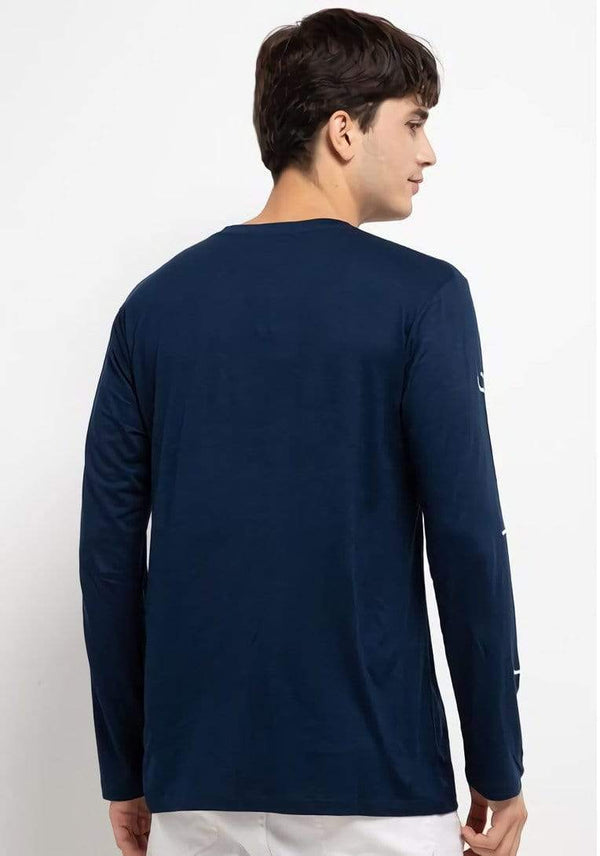 Third Day MTH91 L/S Long Sleeve Kaos Tangan Panjang Pria Katakana Kerning Navy