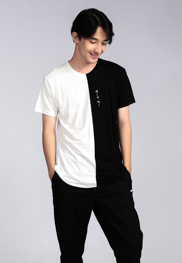 Third Day MTI02 Kaos Distro Other Half Quarter Putih Hitam Katakana Ver