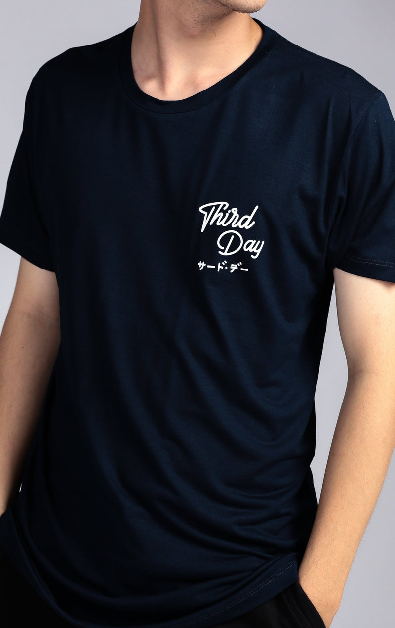 Third Day MTI16 Kaos Pria Distro Thirdday Script Dakir Navy