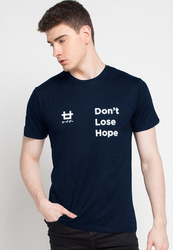 Third Day MTI29 Kaos Pria Distro Dont Lose Hope Logo Navy