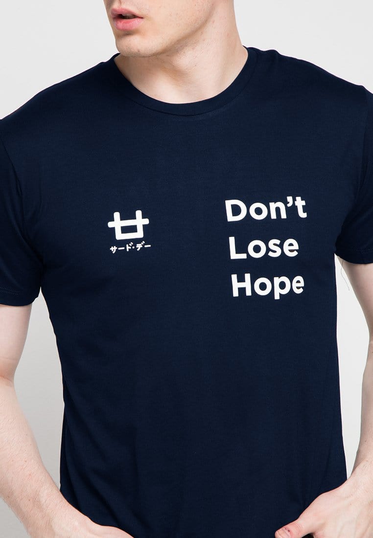 Third Day MTI29 Kaos Pria Distro Dont Lose Hope Logo Navy