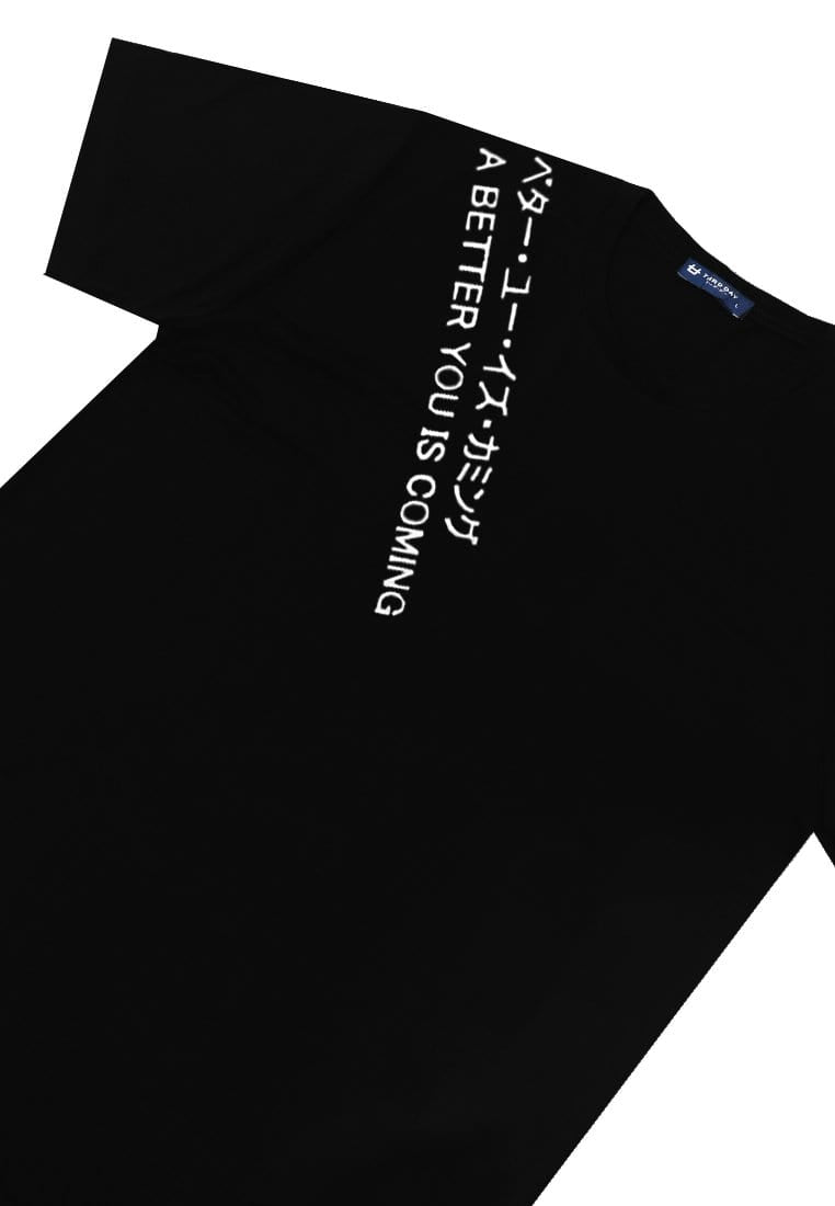 Third Day MTI33 Kaos T-Shirt Pria Instacool Byic Diagonal Hitam