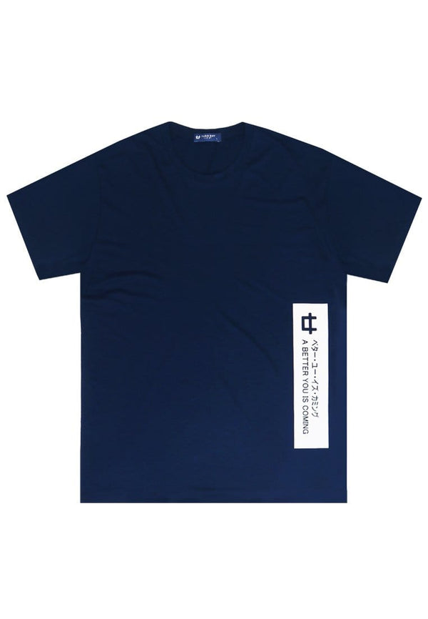 Third Day MTI38 Kaos T-Shirt Pria Instacool Byic Waist Label Navy