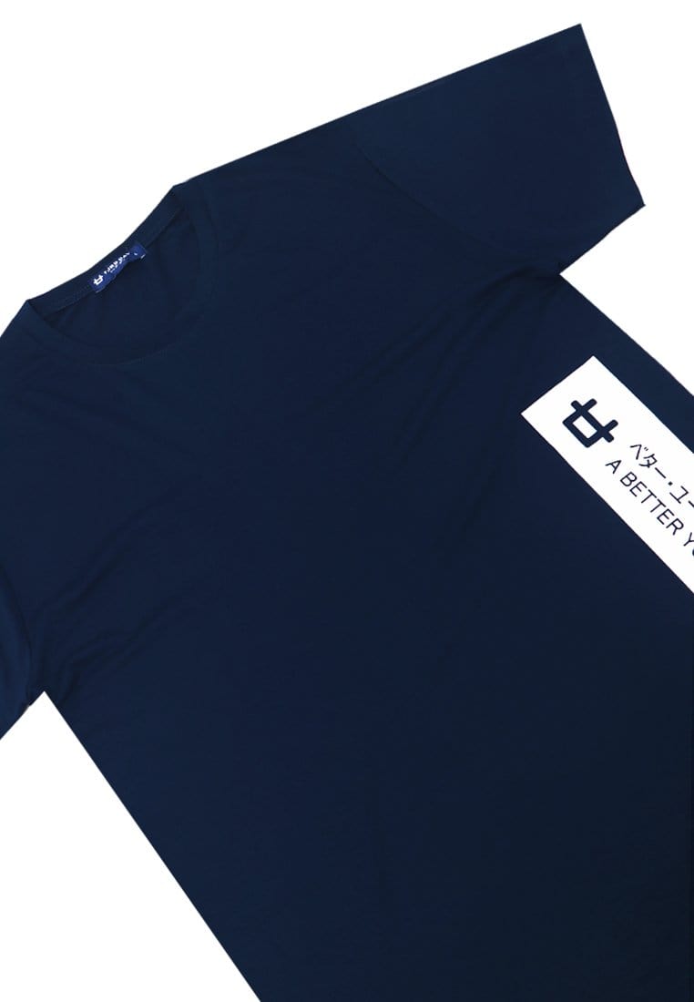 Third Day MTI38 Kaos T-Shirt Pria Instacool Byic Waist Label Navy