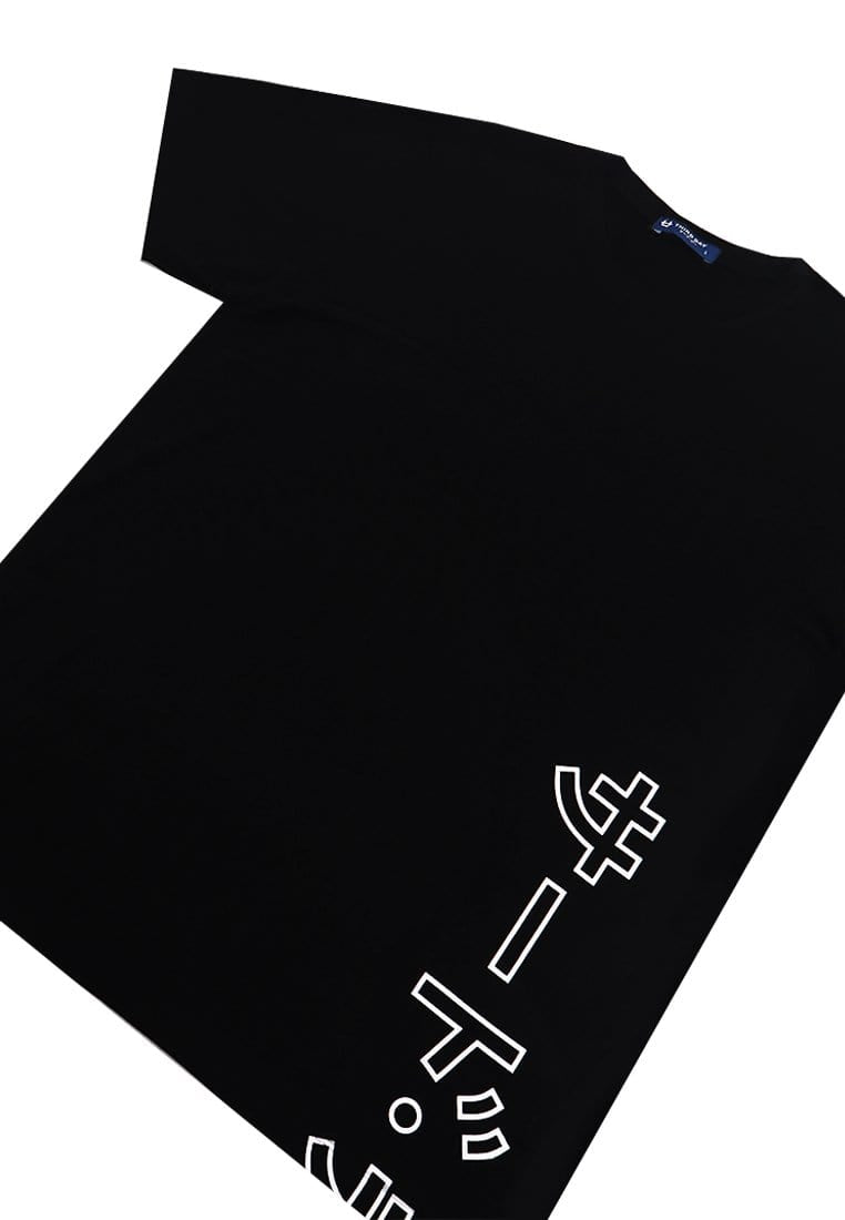 Third Day MTI47 Kaos T-Shirt Pria Instacool Katakana Outline Ver Bottom Hitam