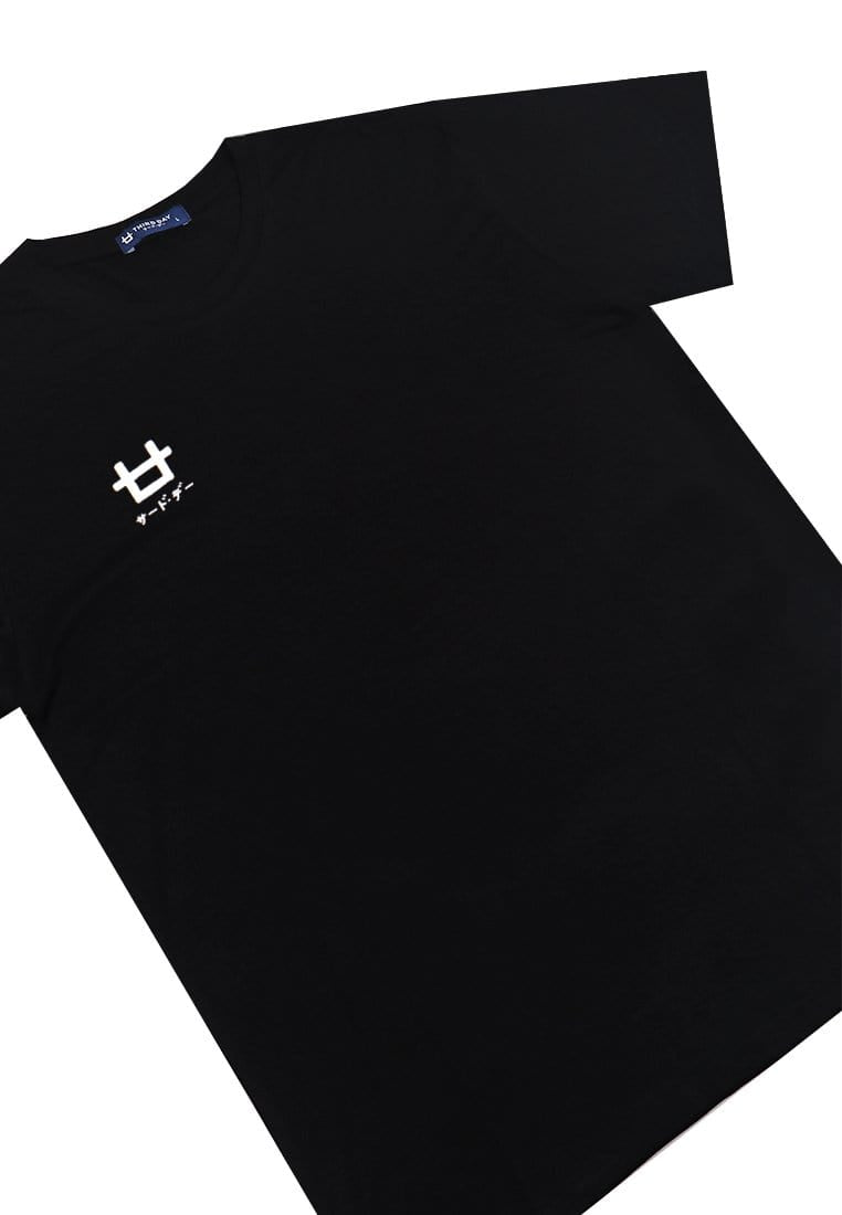 Third Day MTI48 Kaos T-Shirt Pria Instacool Logo Icon Dakan Hitam