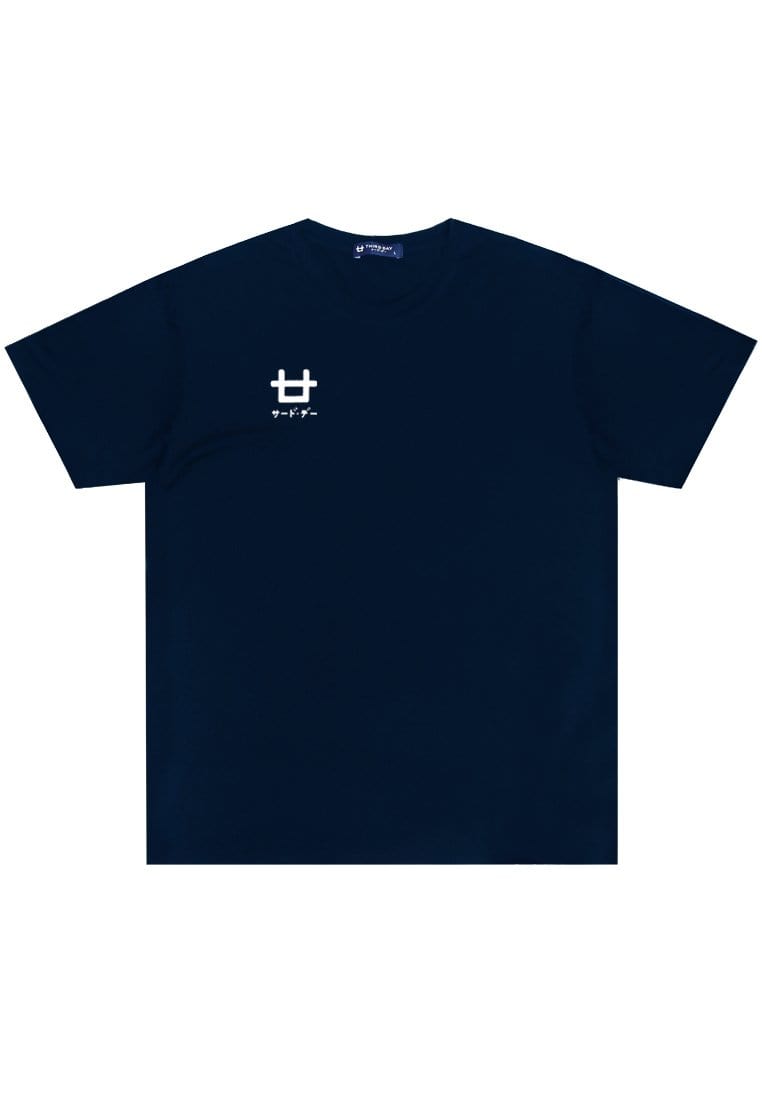 Third Day MTI51 Kaos T-Shirt Pria Instacool Logo Icon Dakan Navy