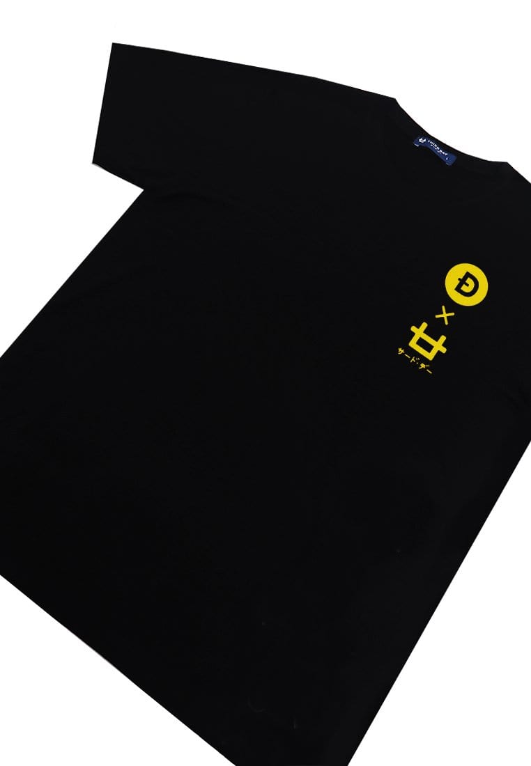 Third Day MTI59 Kaos T-Shirt Pria Instacool Thirdday X Dogecoin Hitam