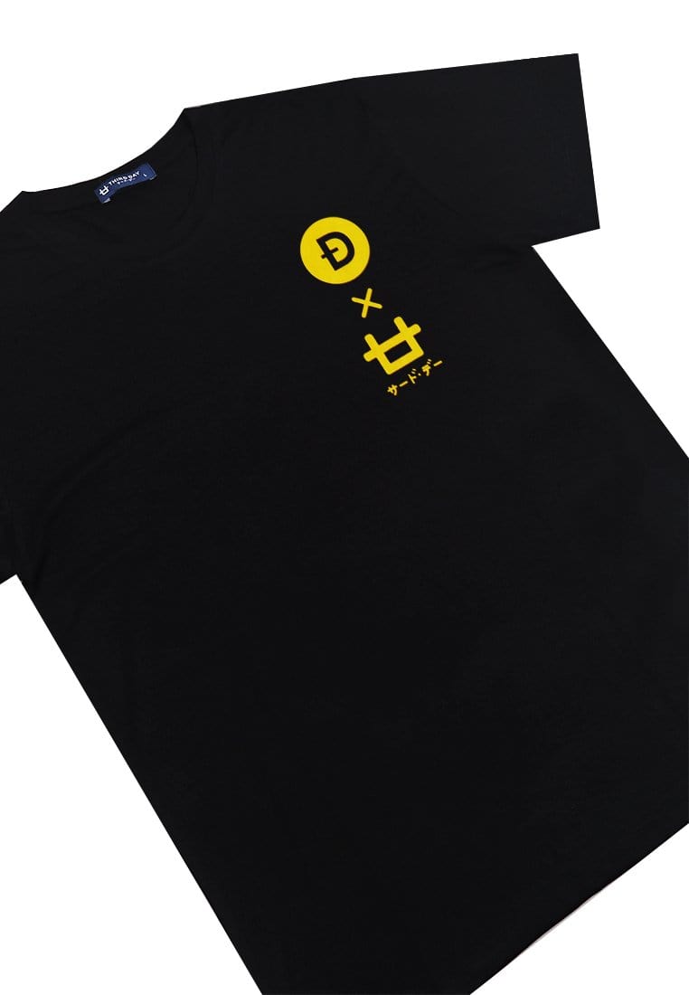 Third Day MTI59 Kaos T-Shirt Pria Instacool Thirdday X Dogecoin Hitam