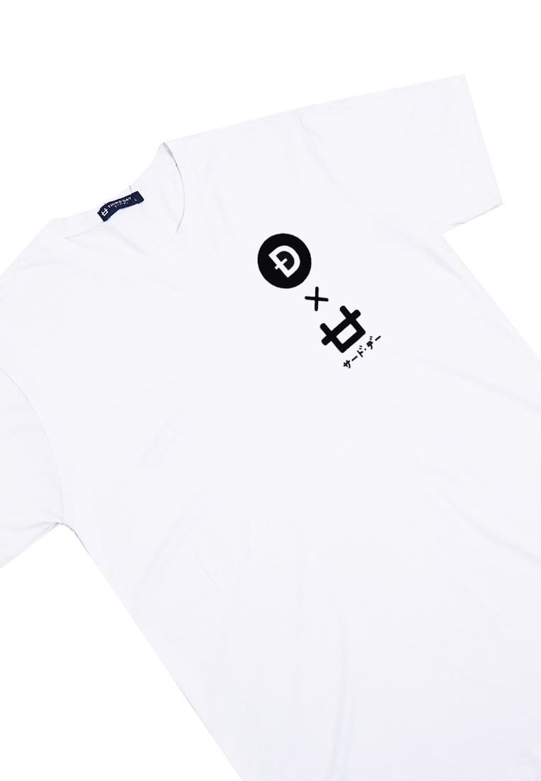 Third Day MTI62 Kaos T-Shirt Pria Instacool Thirdday X Dogecoin Putih