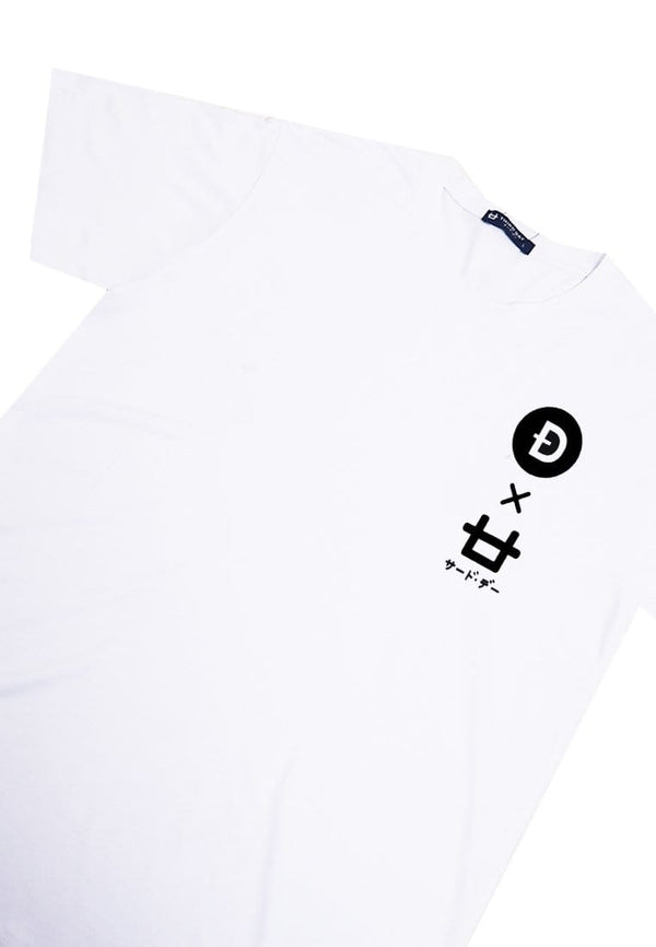 Third Day MTI62 Kaos T-Shirt Pria Instacool Thirdday X Dogecoin Putih