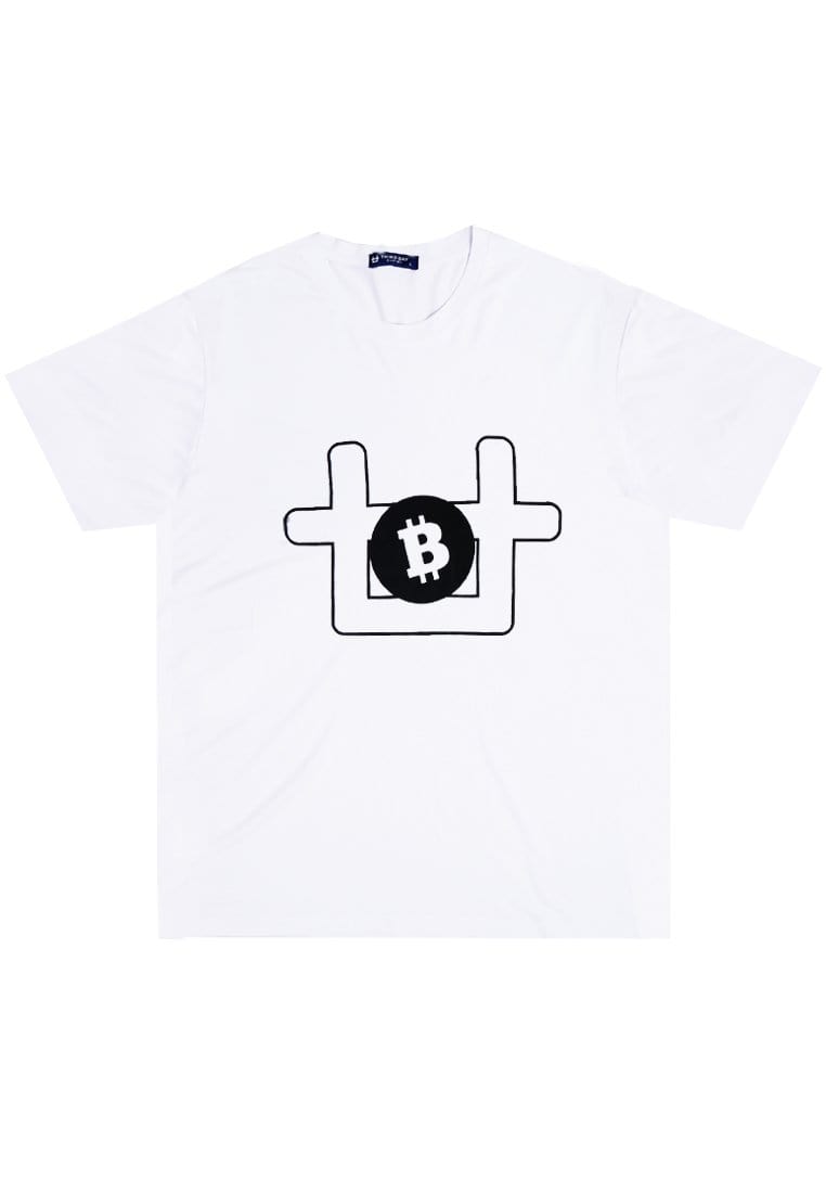 Third Day MTI63 Kaos T-Shirt Pria Instacool Thirdday X Bitcoin Putih