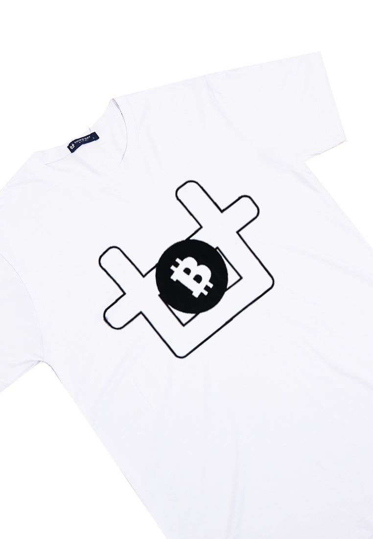 Third Day MTI63 Kaos T-Shirt Pria Instacool Thirdday X Bitcoin Putih