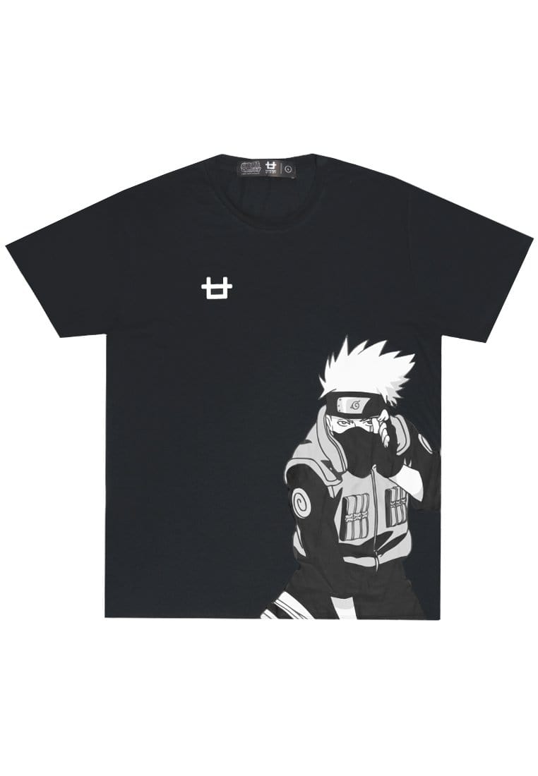 Third Day MTI83 Kaos Pria Unisex Thirdday X Kakashi Mono Hitam