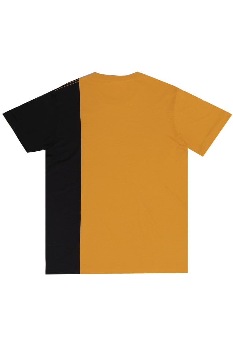 Third Day MTI96 Kaos T Shirt Pria Instacool Quarter Balck Logo Kuning Hitam