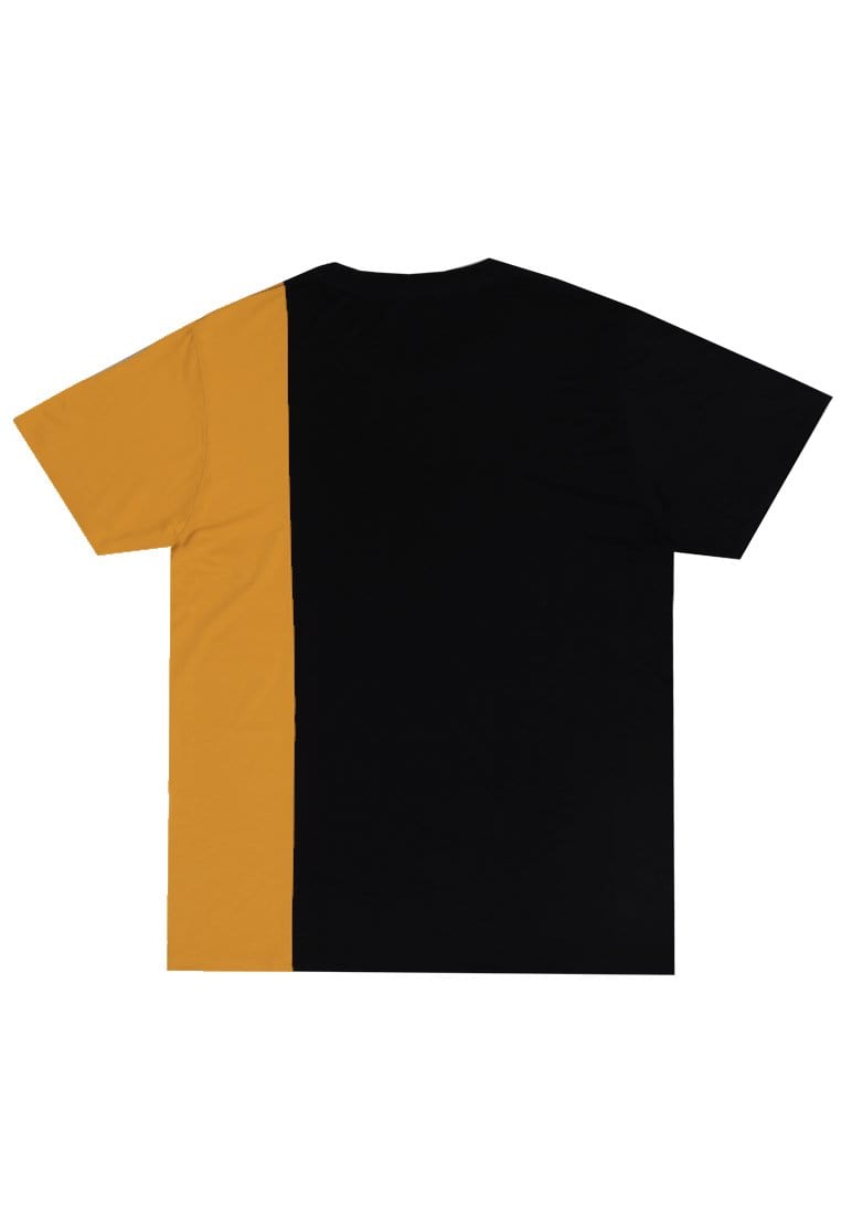 Third Day MTI97 Kaos T Shirt Pria Instacool Quarter White Katakana Kuning Hitam