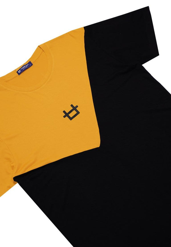 Third Day MTI98 Kaos TShirt Pria Instacool Triangle Black Logo Kuning Hitam