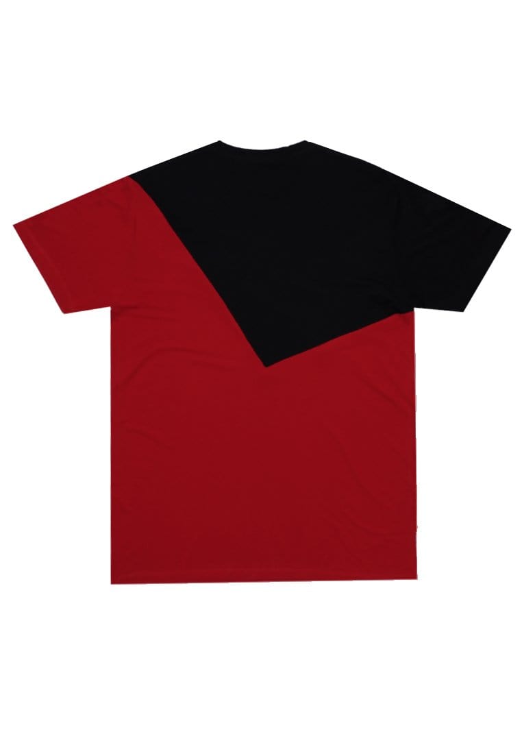 Third Day MTJ03 Kaos T Shirt Pria Instacool Triangle White Katakana Hitam Merah