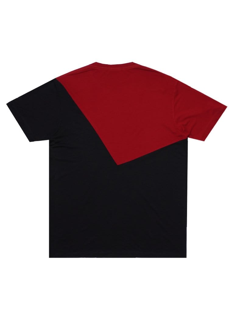 Third Day MTJ04 Kaos T Shirt Pria Instacool Triangle Black Logo Merah Hitam
