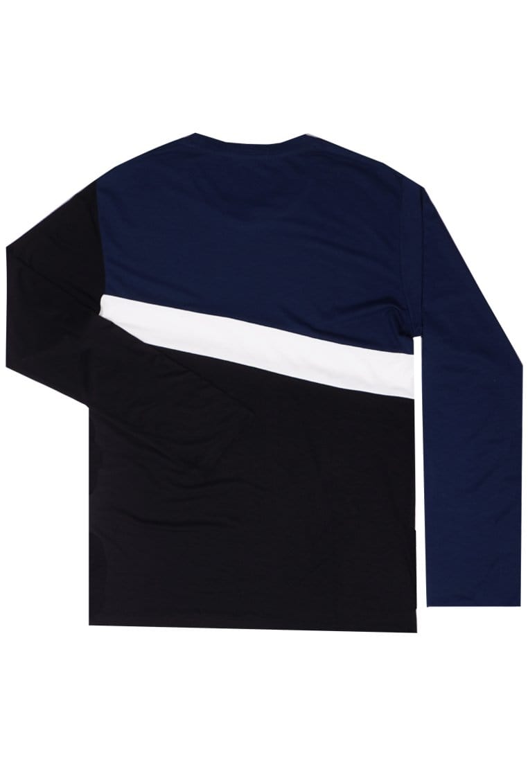 Third Day MTJ11 Kaos Tangan  Panjang Slash Navy Hitam Logo