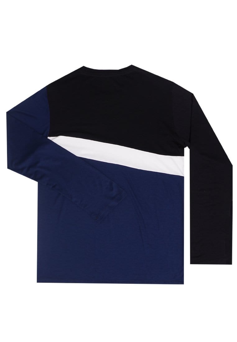 Third Day MTJ12 Kaos Tangan Panjang Slash Hitam Navy Logo