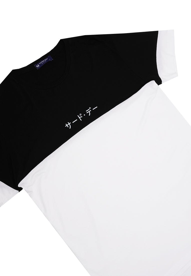 Third Day MTJ15 Kaos TShirt Pria Instacool Katakana Black White
