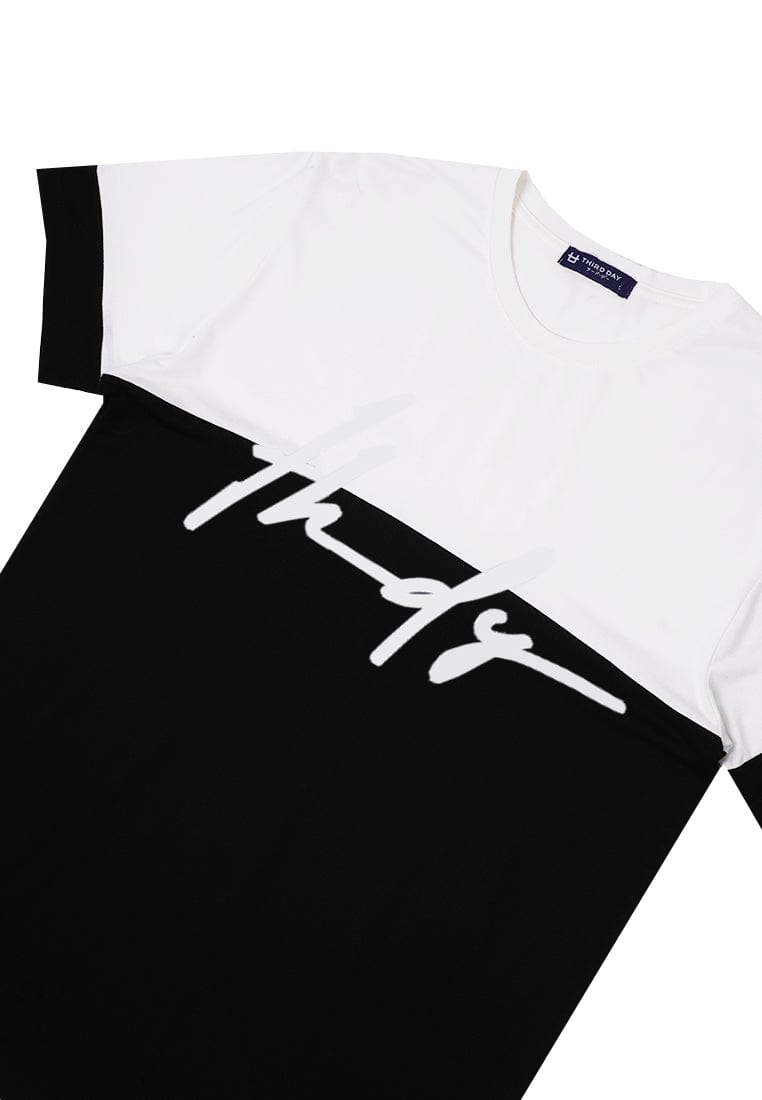 Third Day MTJ18 Kaos T Shirt Pria Instacool Thdysign White Black