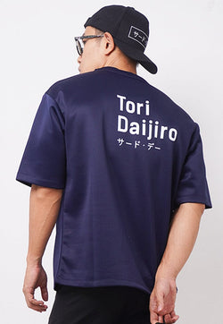 Third Day MTJ36 Kaos Oversize Distro Pria Tori Daijiro Navy